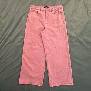 GAP Pink Wide Leg Jeans